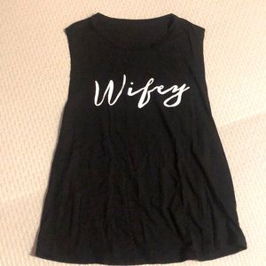 NWOT Wifey Muscle Tank